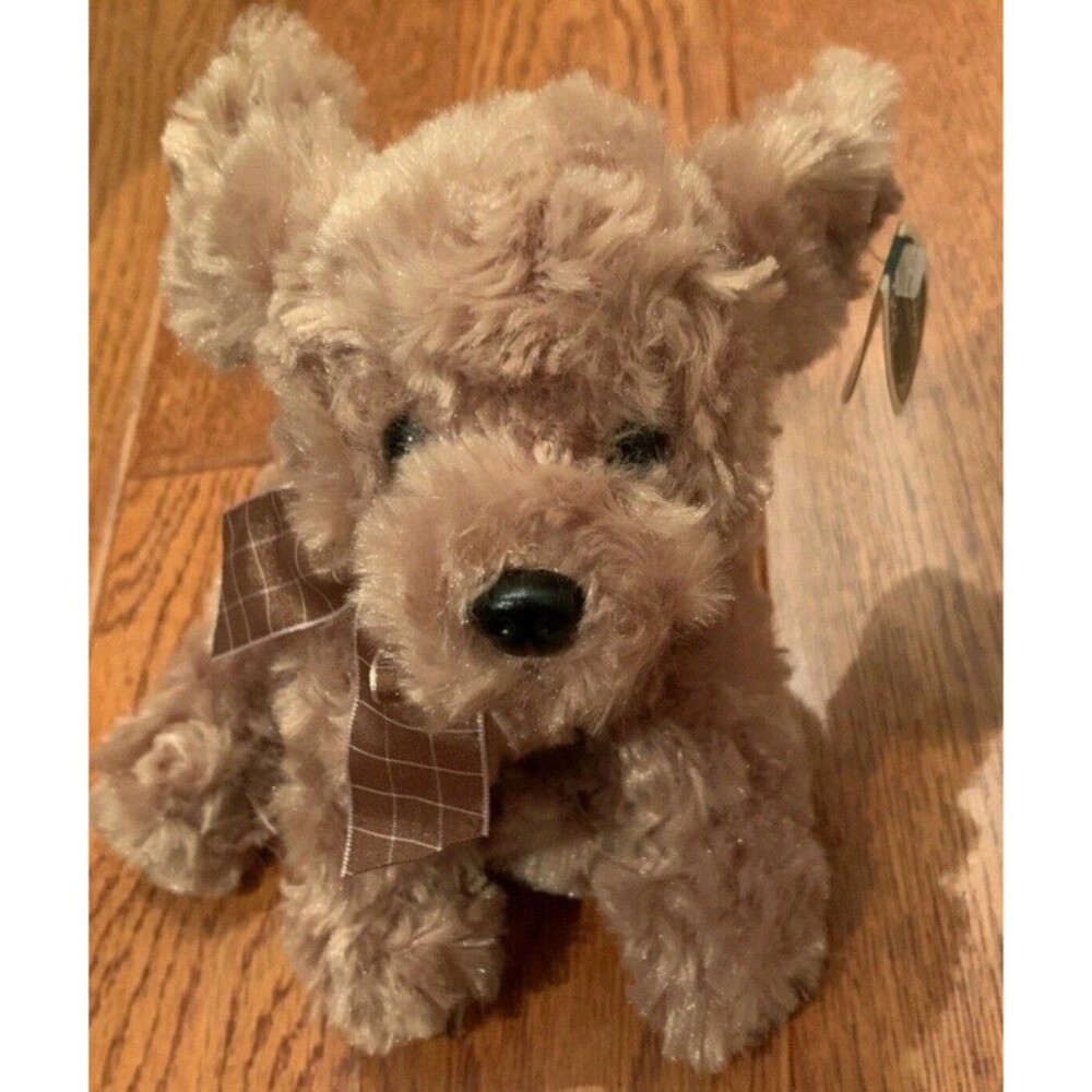 Bearington Collection, "Baby Cooper", Golden Brown Puppy Plush, New With Tags